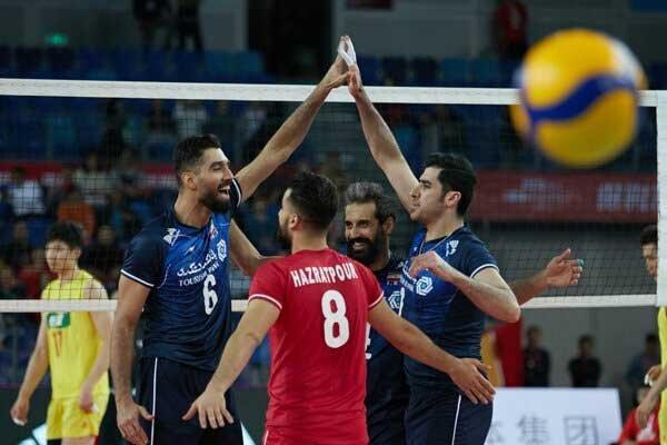 والیبال ایران به المپیک نزدیک تر شد ، پیروزی قاطع مقابل چین